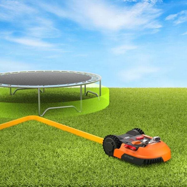 Worx landroid and trampoline