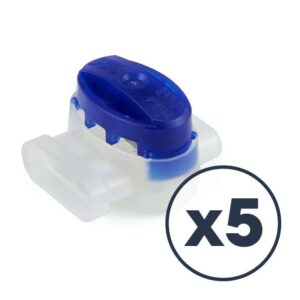 5pc blue and white couplers