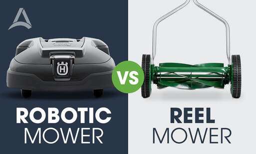 robotic mowers versus reel mowers