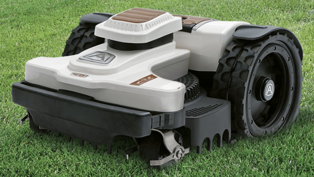 Ambrogio 4.0 Elite high cut robot mower in action