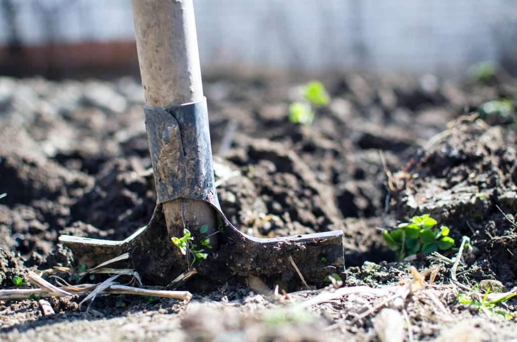 shovels break up compacted dirt similar to liquid aeration