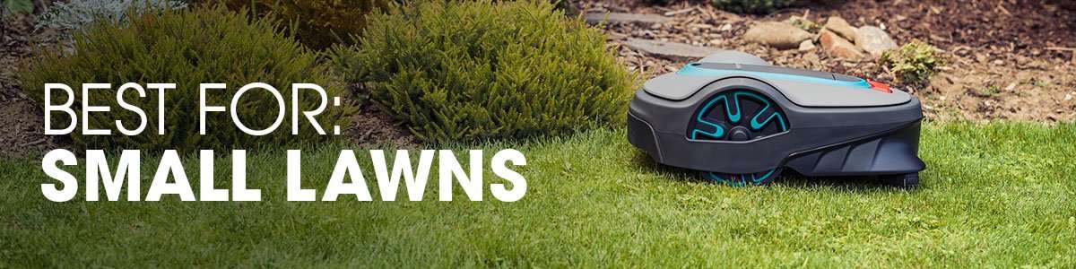 Robotic mowers for small lawns