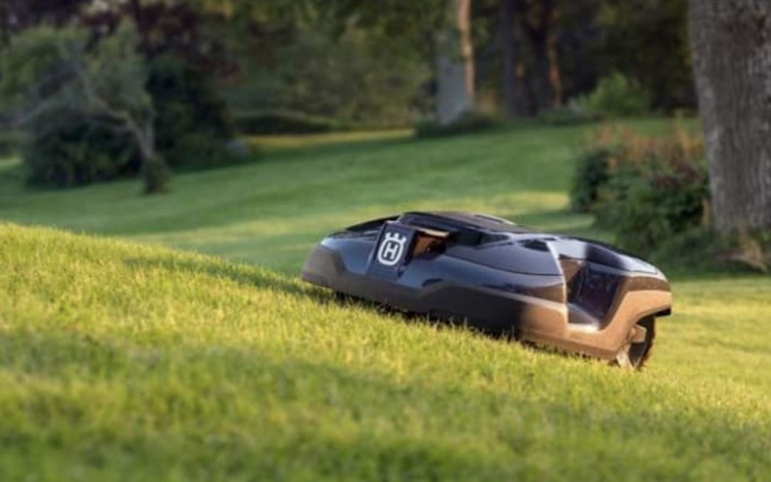 How long does it take for a Robotic lawn mower to map an area?