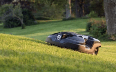 How long does it take for a Robotic lawn mower to map an area?