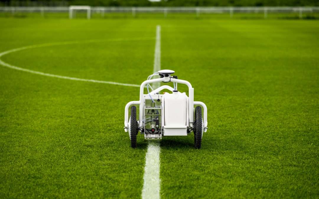 Exactly how much time do you save marking sports fields with a robot?