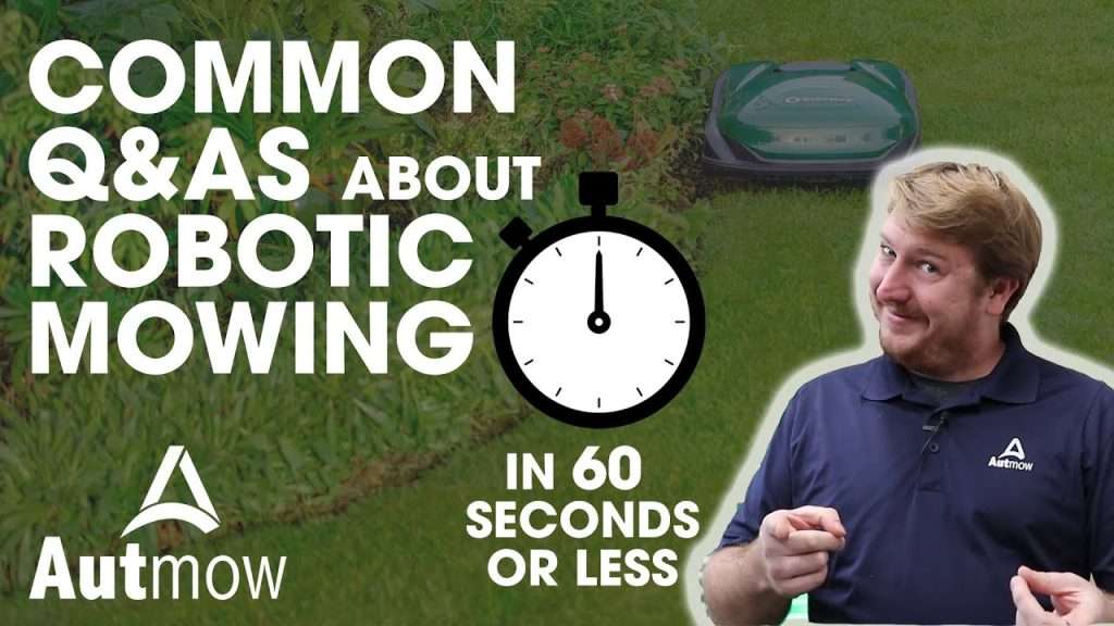common questions about robotic mowing