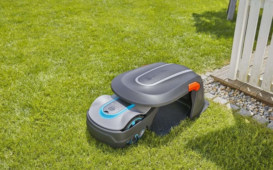 install charging station on robotic mower