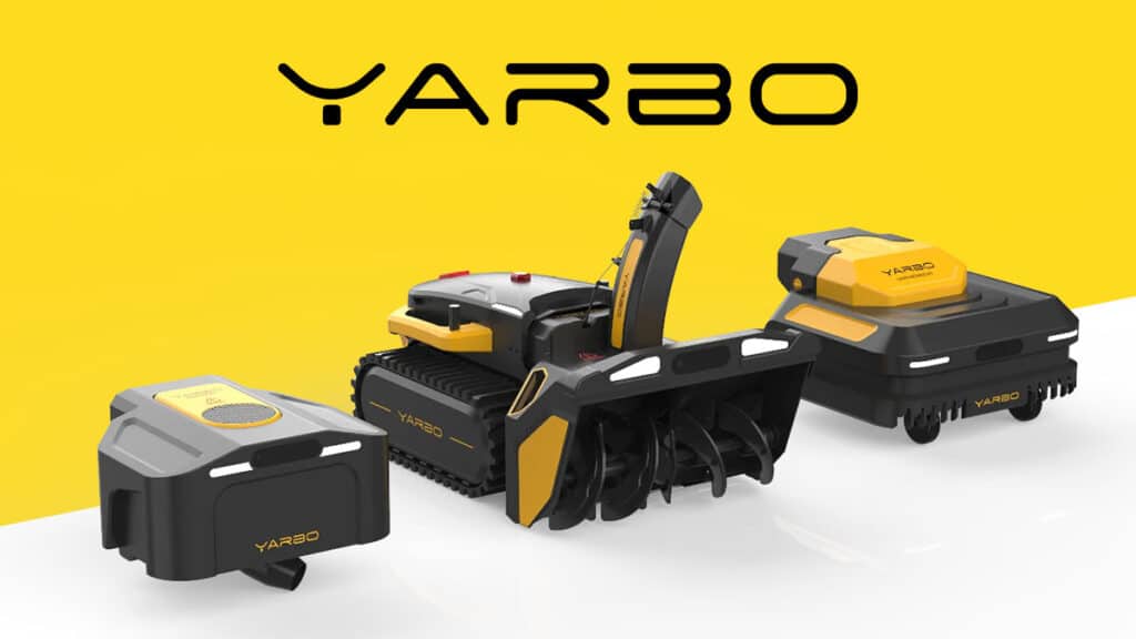 Yarbo robotic snow blower 3-in-1 brand page image