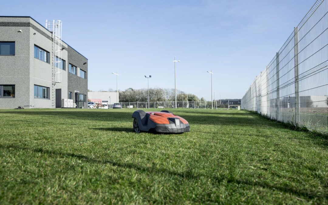 Using Husqvarna Robotic Mowers for Complex Commercial Property