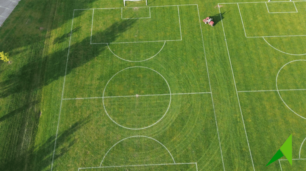 The GPS field painter by Traqnology known as Sportstraq makes line marking a breeze.