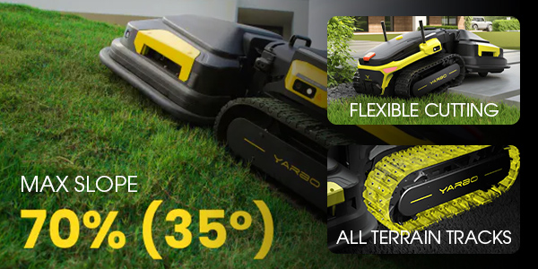 Yarbo M1 all terrain wireless robotic mower autmow