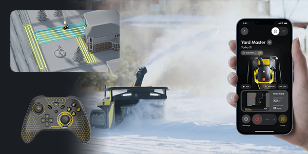 Yarbo Snow Blower S1 intuitive operation and control at autmow