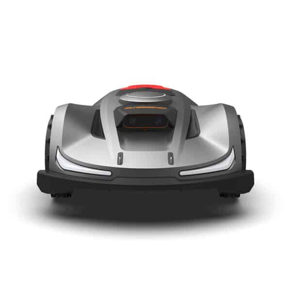 sunseeker orion x7 wireless robotic mower with vision front view