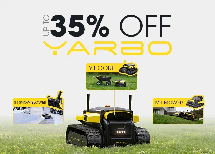 Save 35% on Yarbo robotic mower and snow blower at autmow