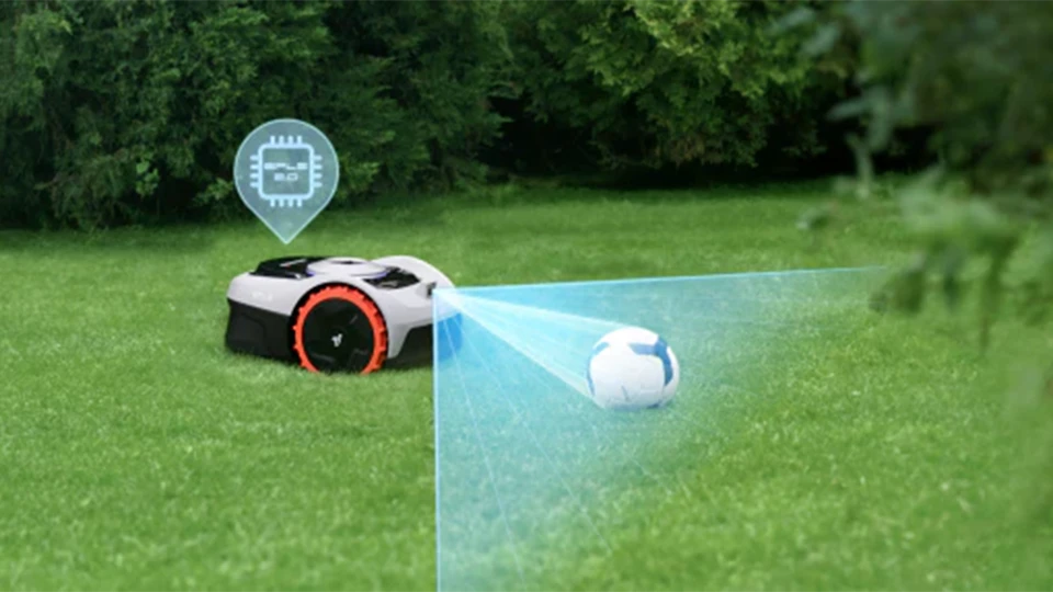 segway navimow wireless robotic mower vision-based obstacle avoidance at autmow