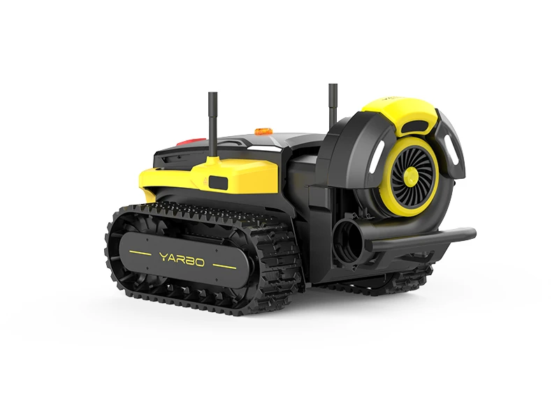 yarbo wireless multi function robot with leaf blower module autmow