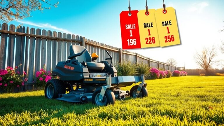 best months to buy mower