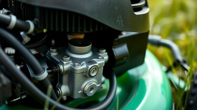 lawn mower carburetor location