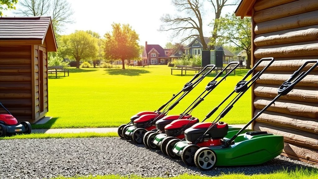 lawn mower rental options