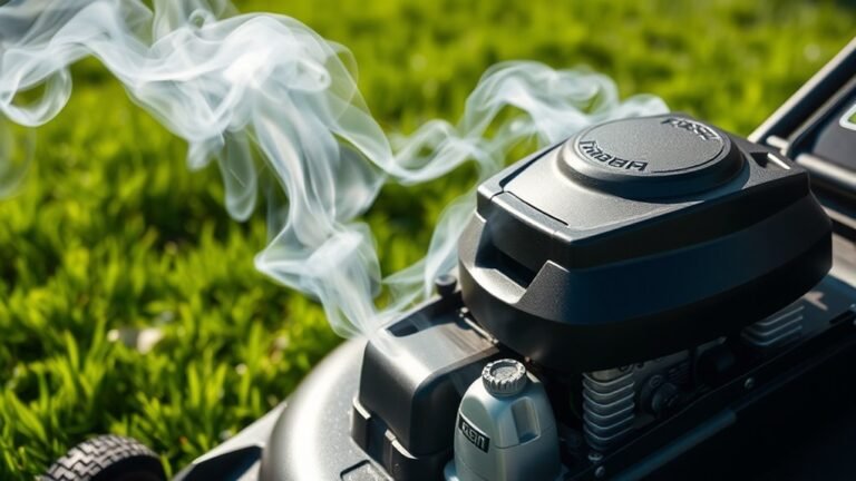 lawn mower smoke safety