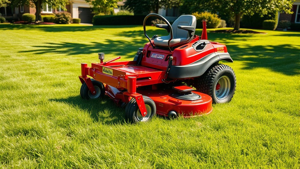lawn mower weight details