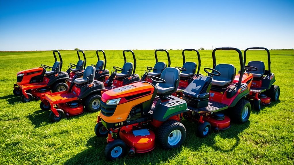 lawn mowers price list