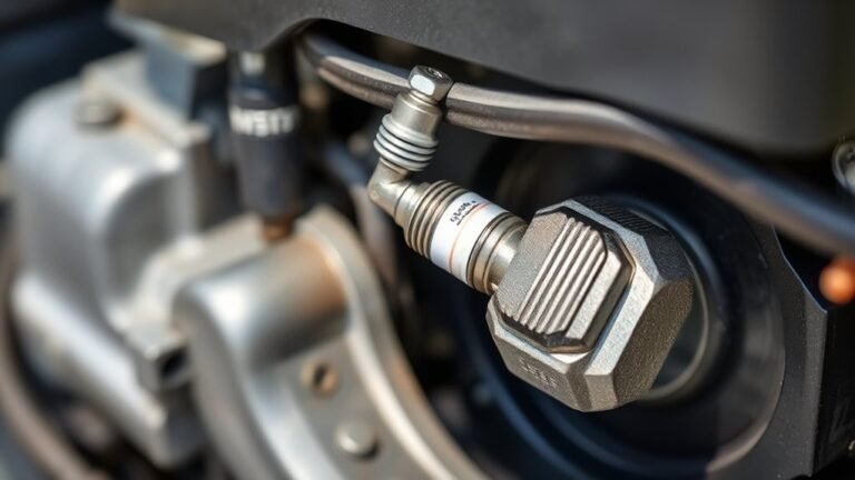 locate mower s spark plug
