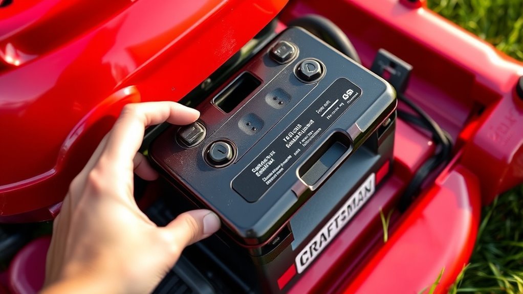 selecting appropriate mower battery
