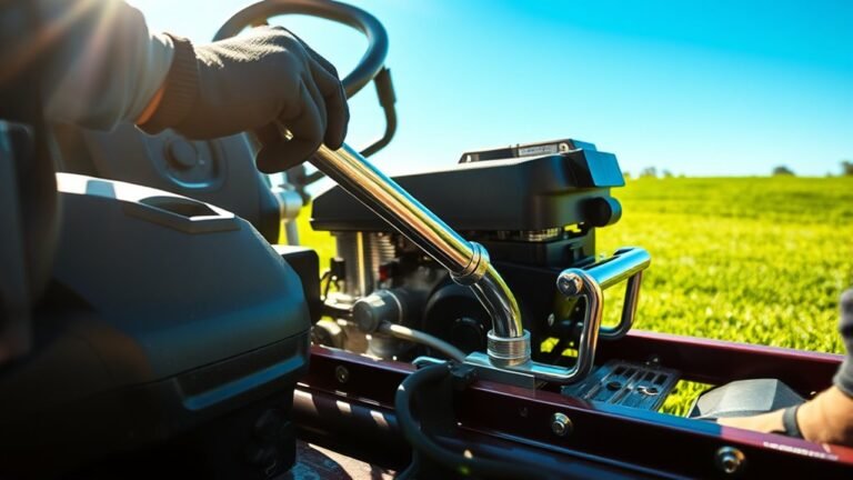 start mower in three steps