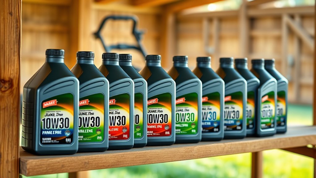 top 10w30 lawn mower oils