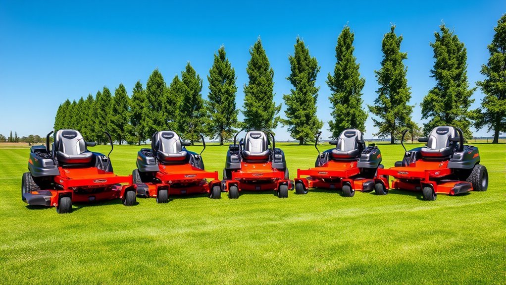 top 34 inch zero turn mowers