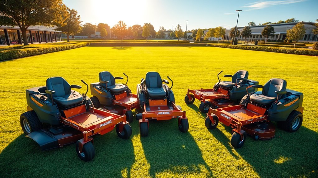 top 7 commercial mowers