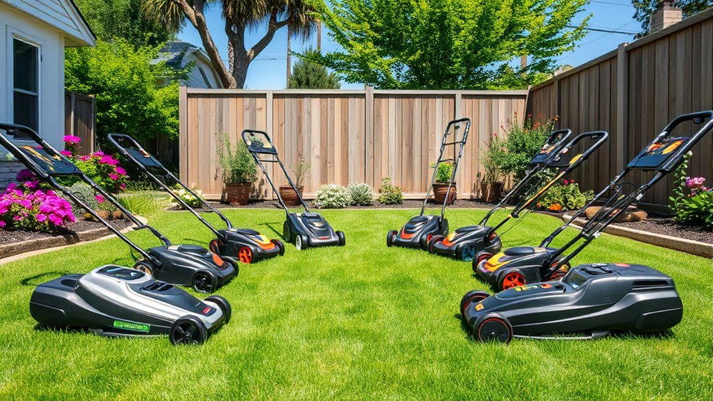 top battery mowers for yards