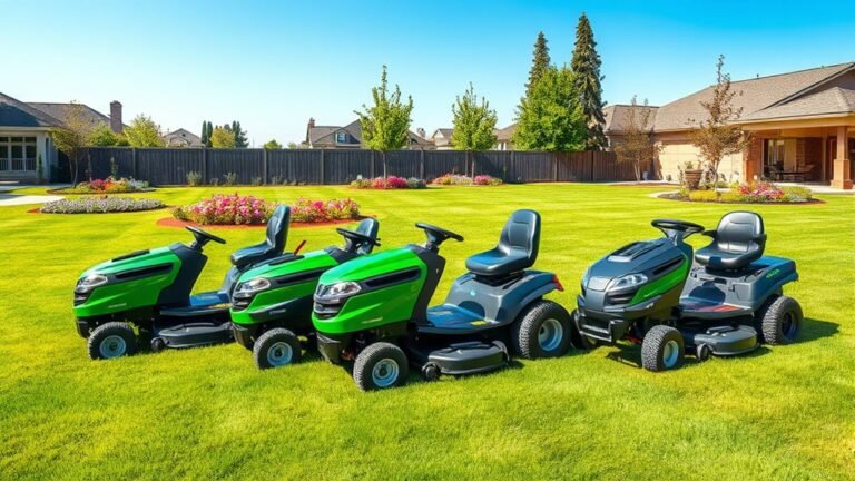 top electric lawn mowers