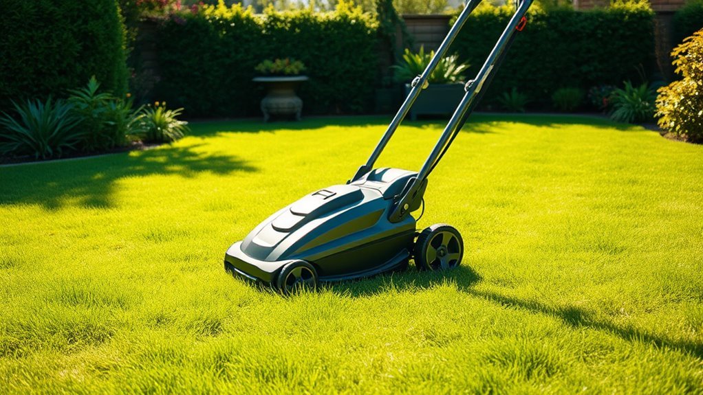top electric lawn mowers