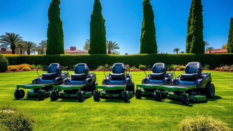 top electric zero turn mowers