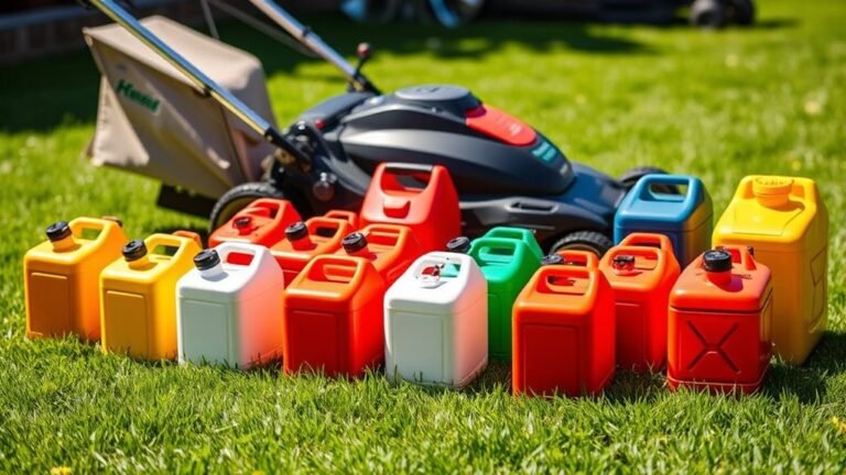 top lawn mower gas cans