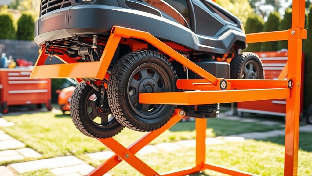 top lawn mower lifts