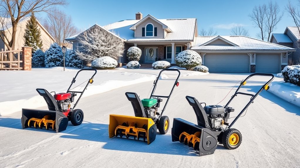 top lawn snow blower combos