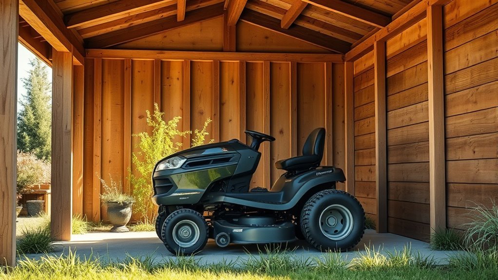 top mower shed options