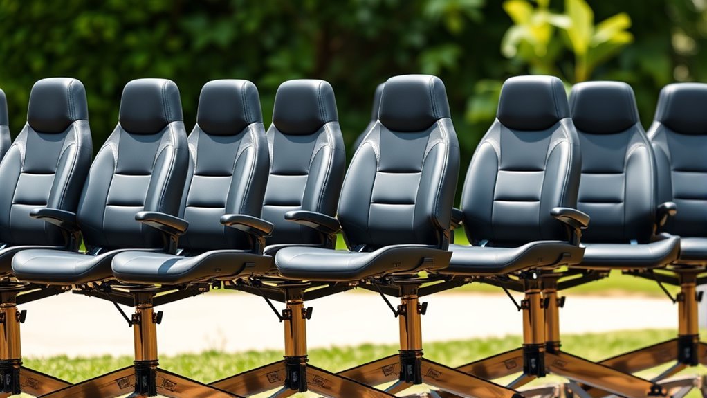 top mower suspension seat guide
