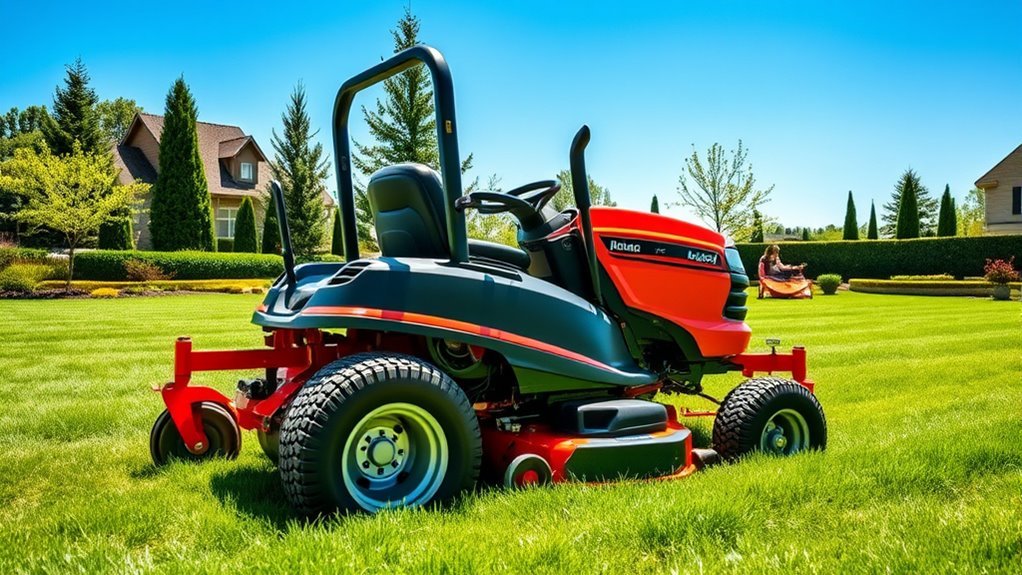 top mowers for large lawns