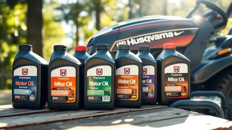 top oils for husqvarna mowers