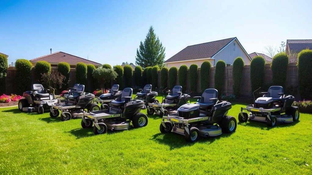top residential zero turn mowers
