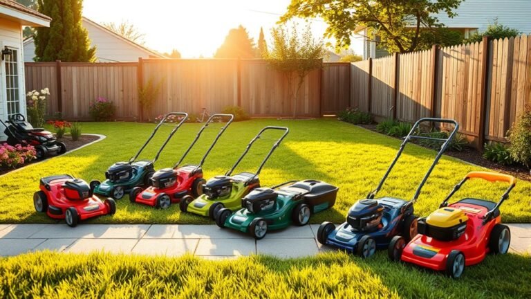 top small yard gas mowers