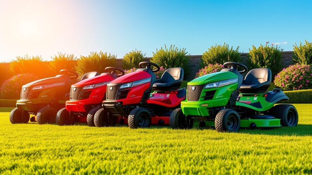 top steering wheel zero turn mowers
