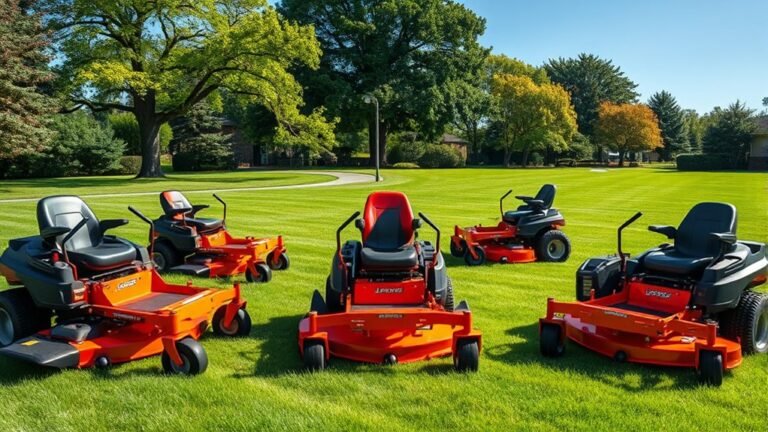top zero turn lawn mowers