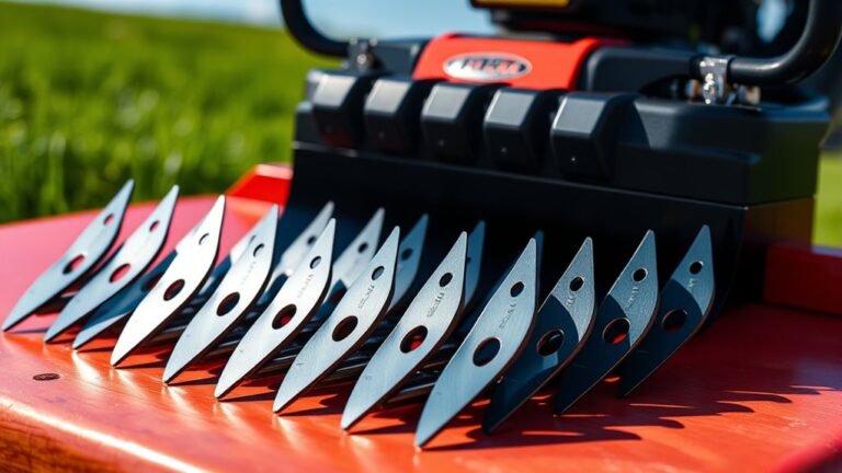 top zero turn mower blades