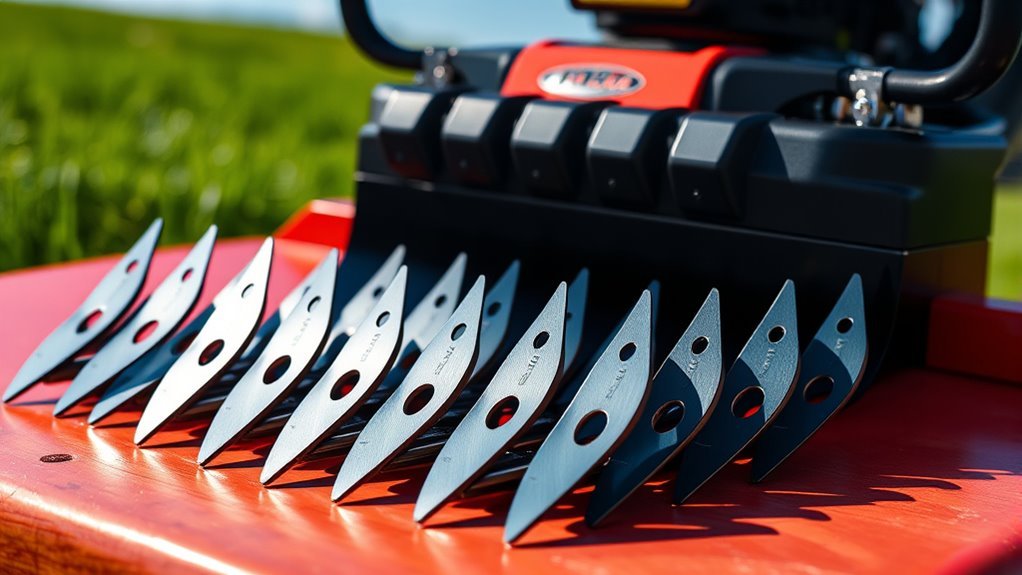 top zero turn mower blades