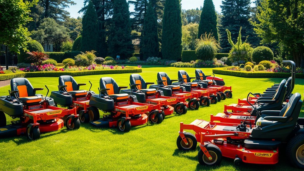 top zero turn mower brands